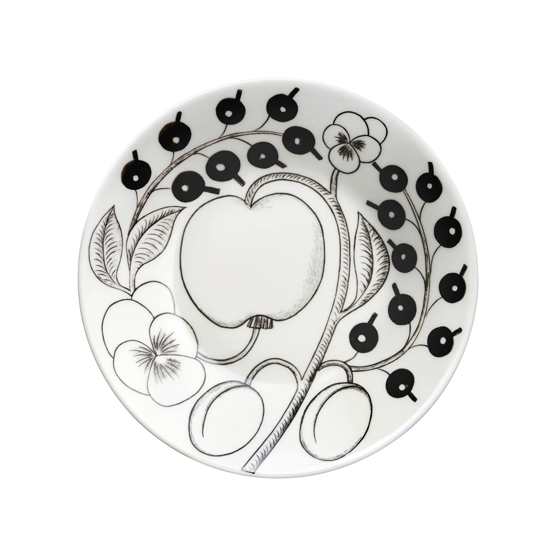 Paratiisi saucer Ø16.5 cm for teacup 28 cl - Black