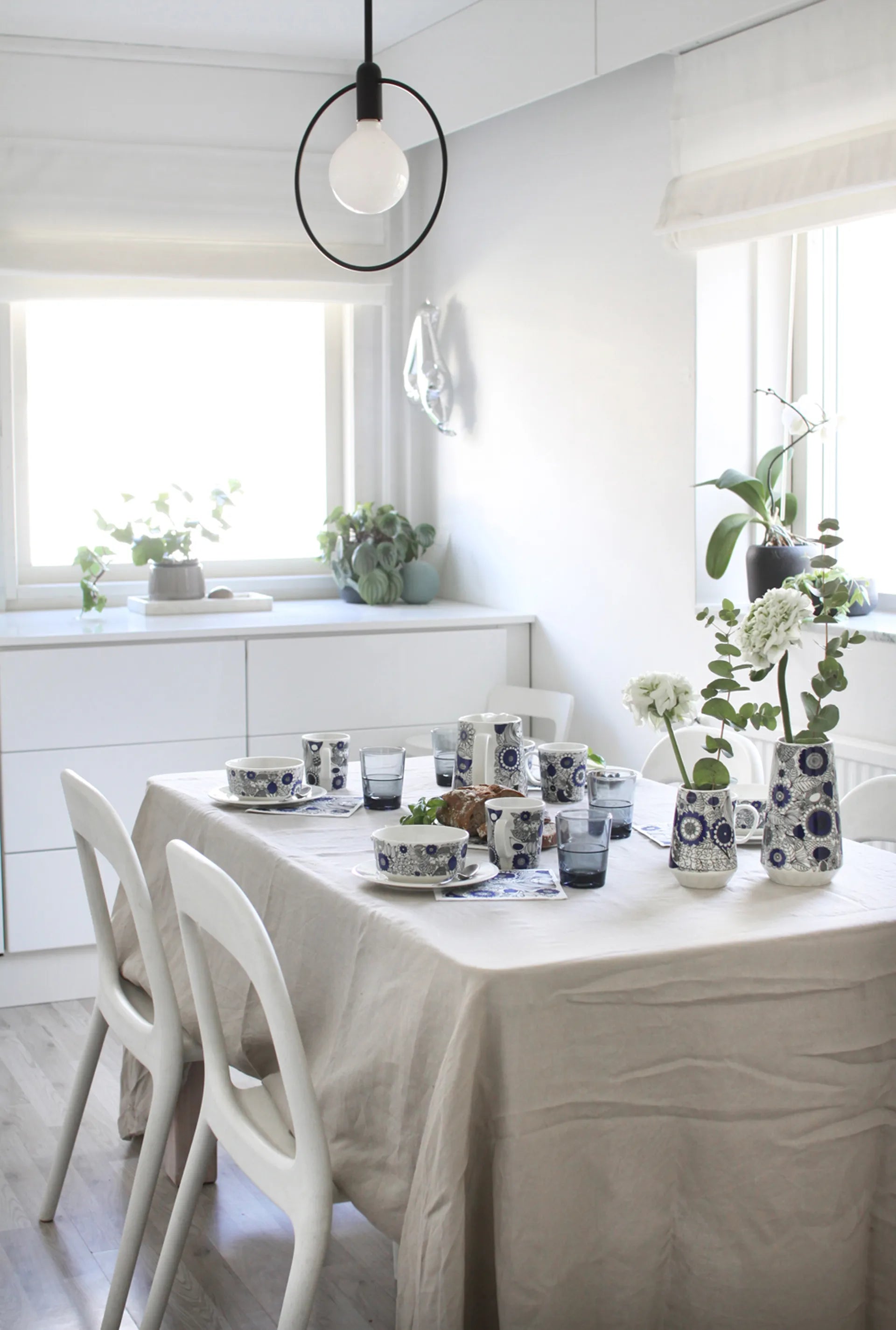 Pastoraali plate Ø24 cm - Blue