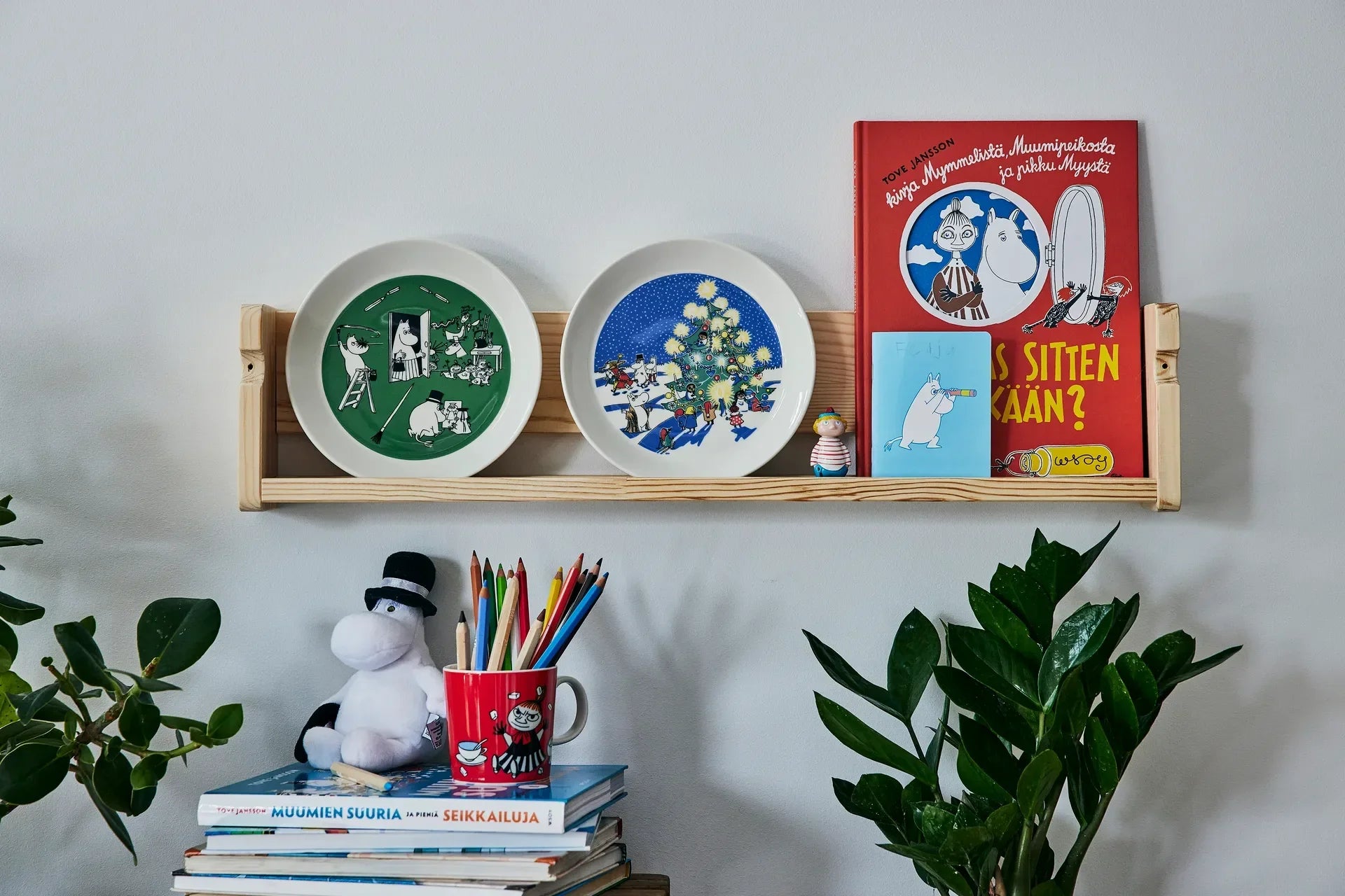 Office Yellow Moomin plate 2 - Ø19 cm