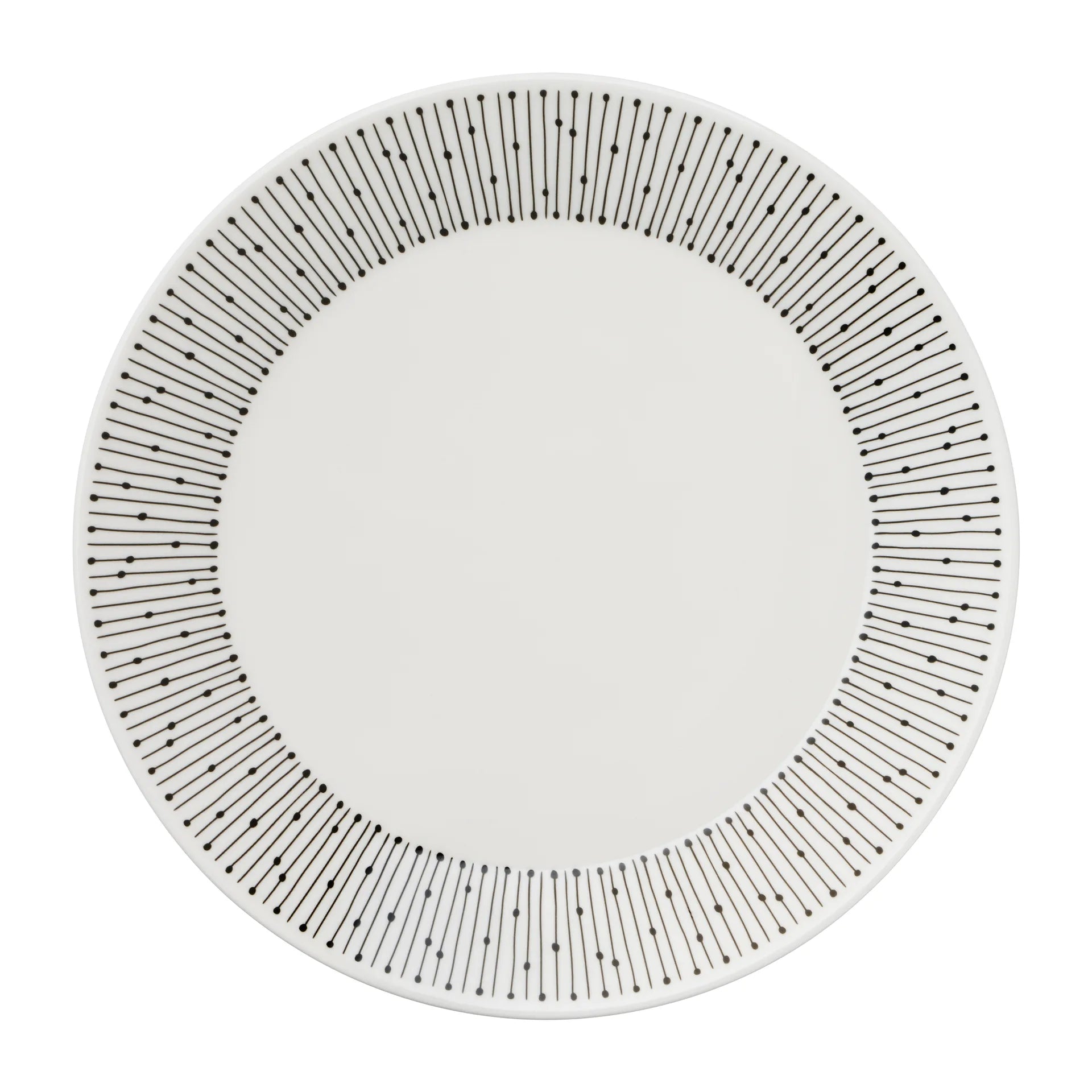Mainio Sarastus plate Ø25 cm - Black-white