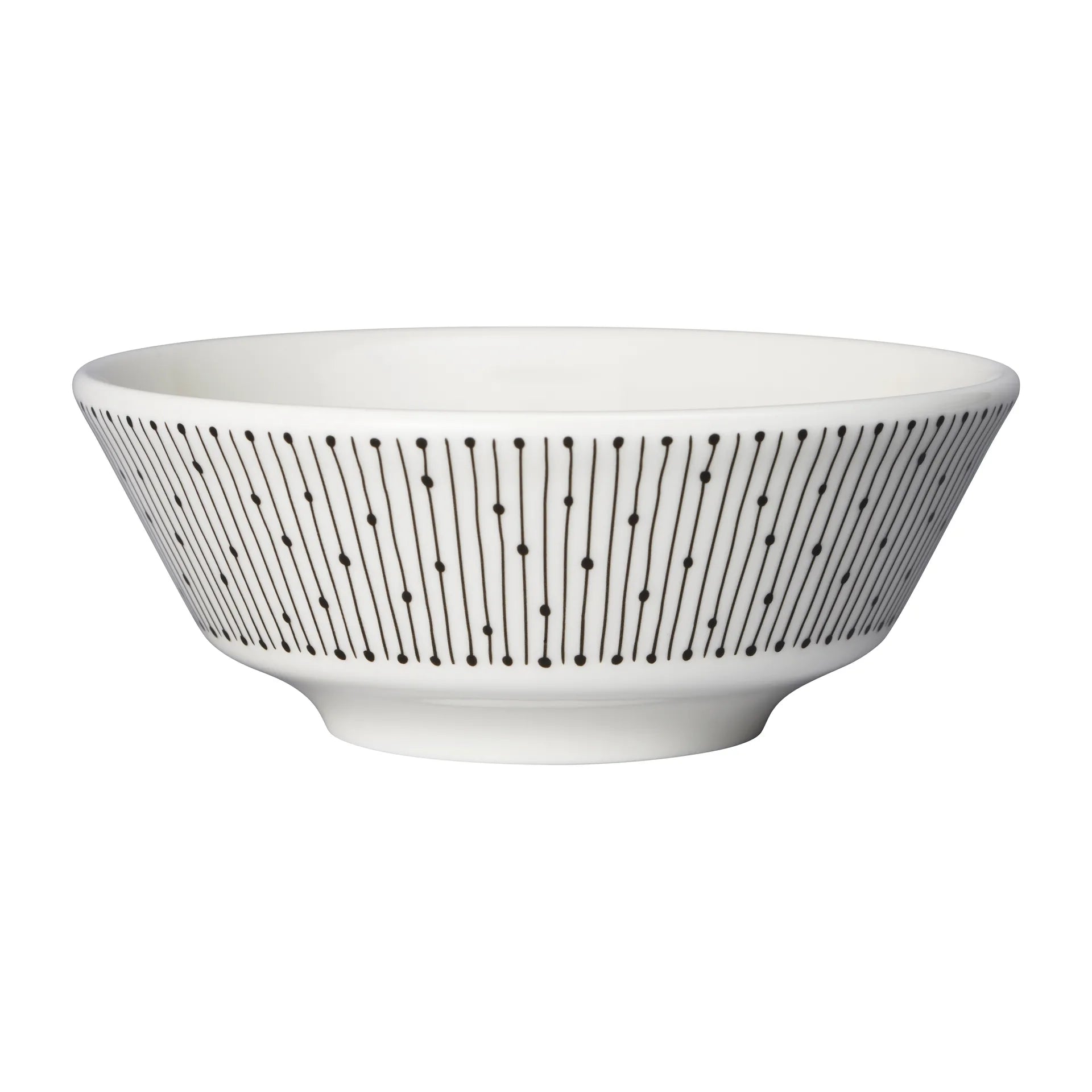 Mainio Sarastus bowl Ø13 cm - Black-white