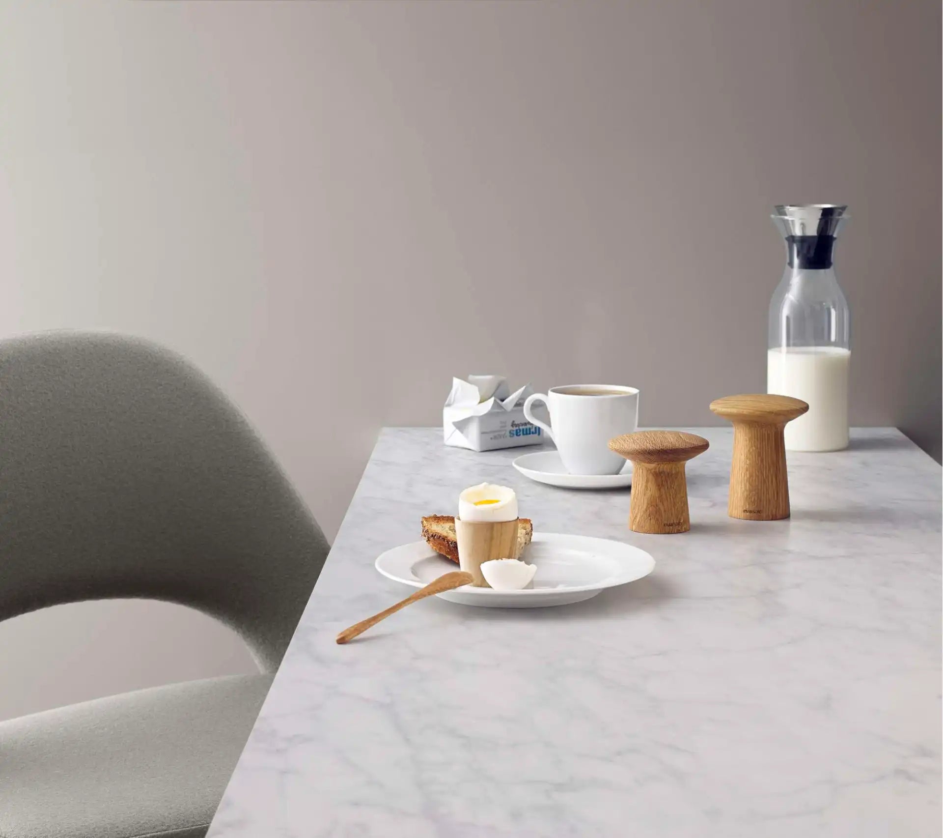 Salt & Pepper grinder 7.5 cm oak