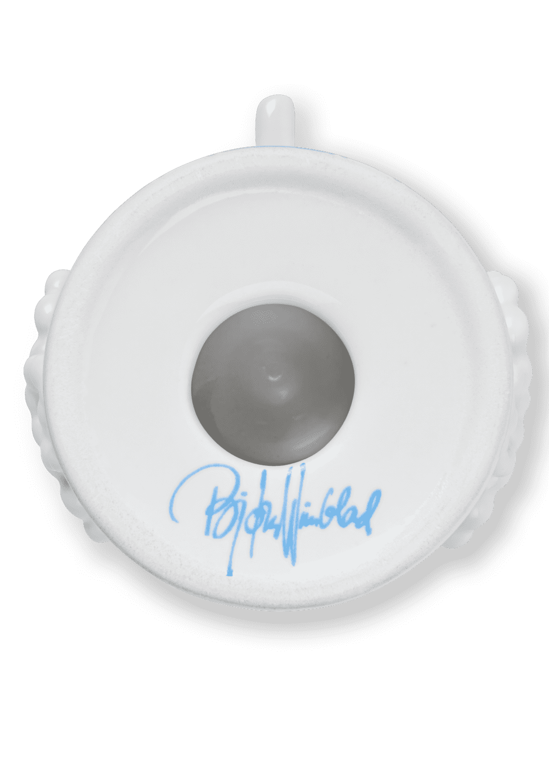 Eva Candle Holder H: 3.7" Blue