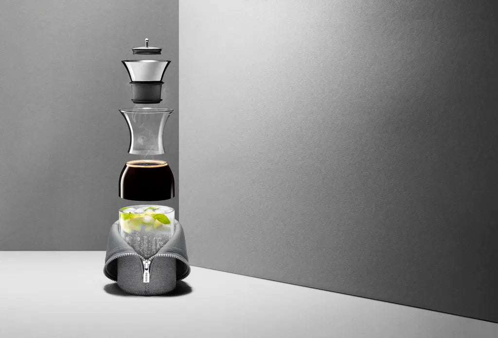 Fridge carafe 1.0 l Dark grey