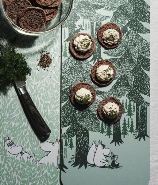 Moomin Cutting & Serving Board  In the Depth of the Forest 18x44cm