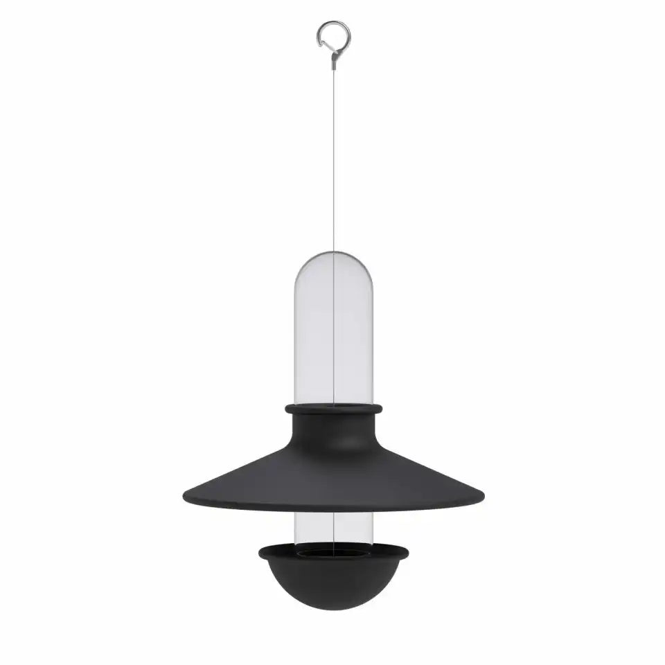 De luxe birdfeeder black