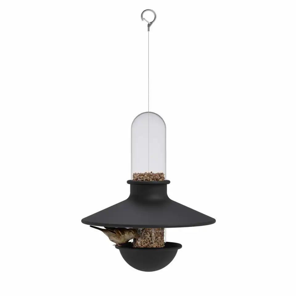 De luxe birdfeeder black