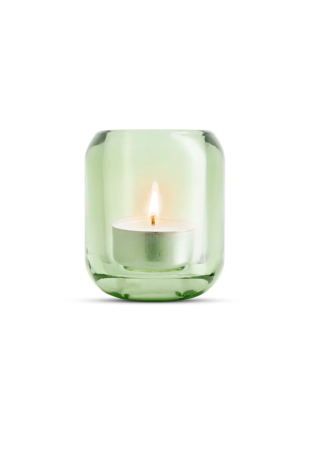 2 Acorn tealight holder Jade