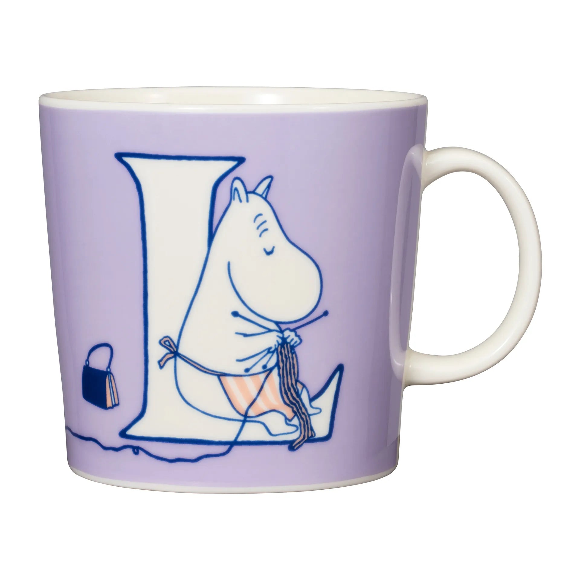 Moomin mug 0,4L  13.5oz ABC Letter L