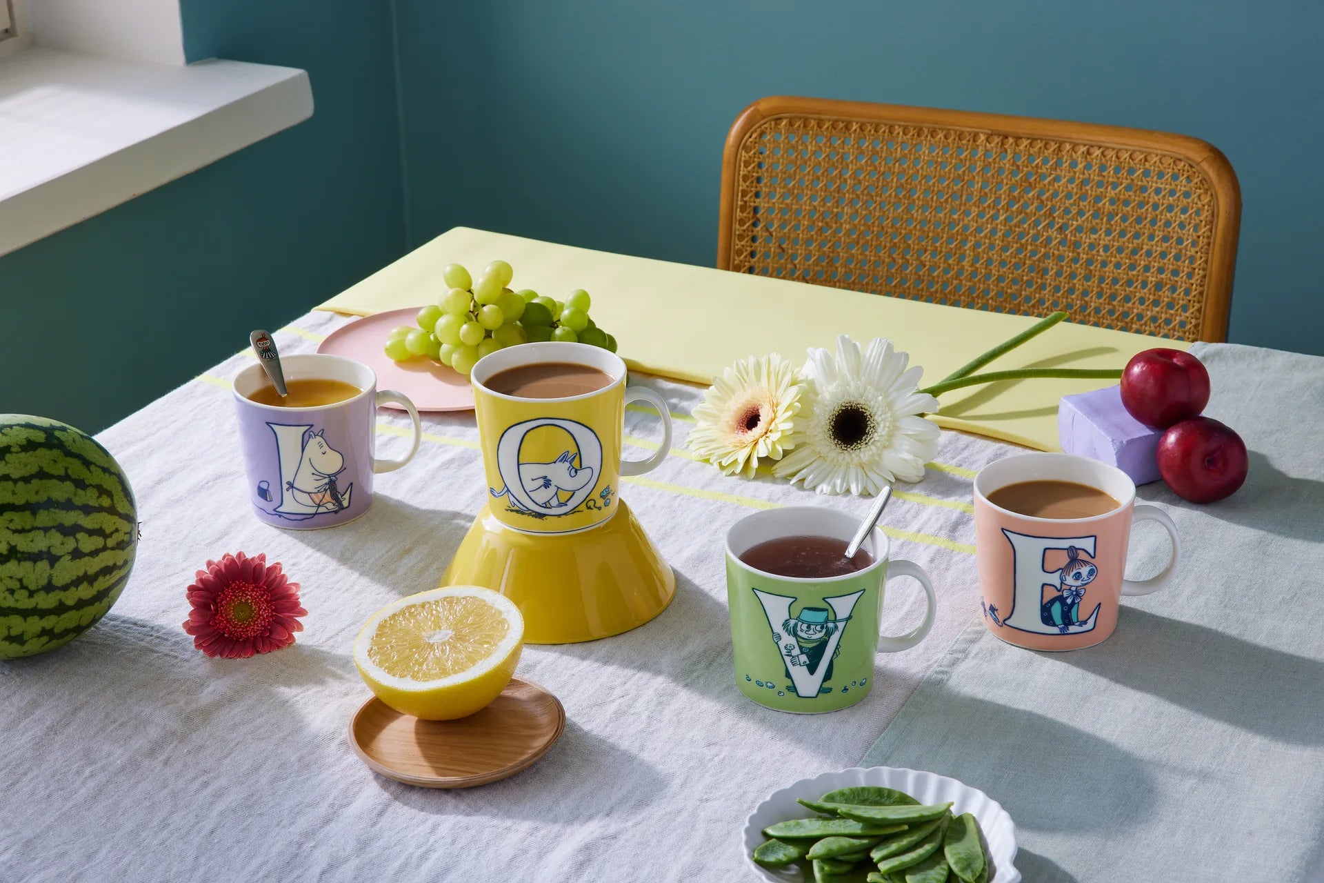 Moomin mug 0,4L  13.5oz ABC Letter L