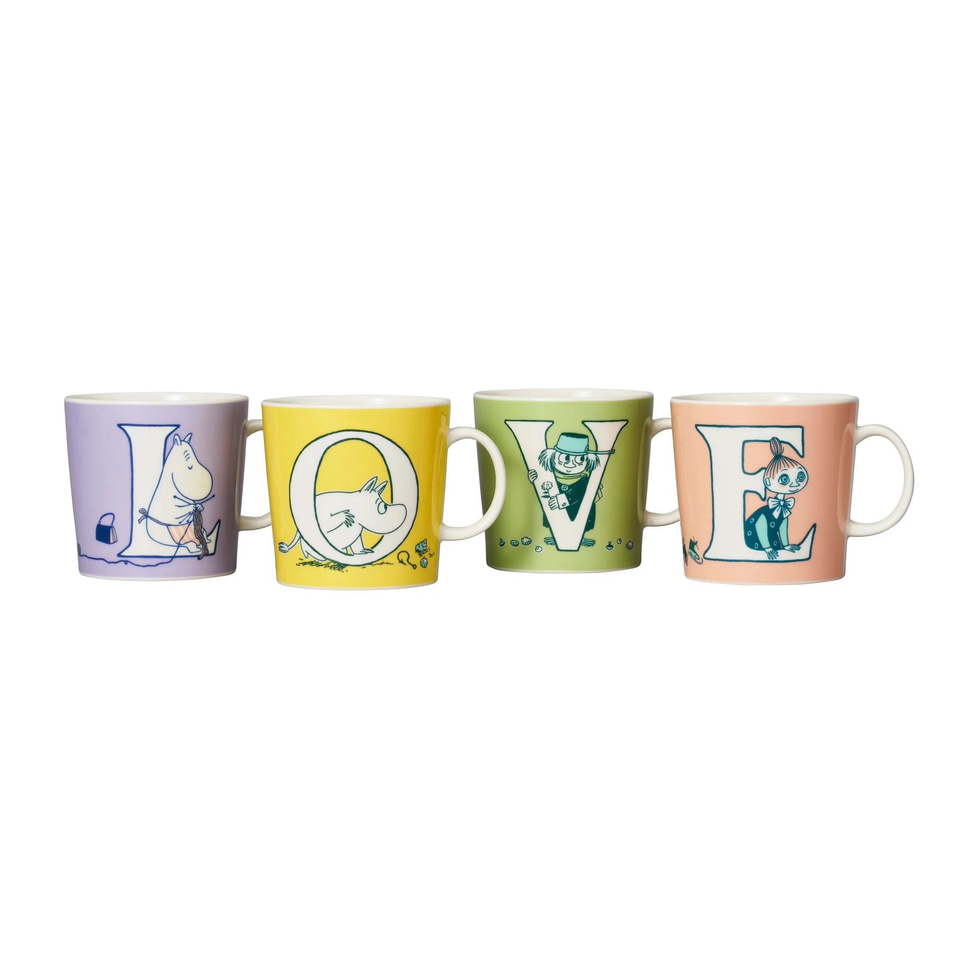 Moomin mug 0,4L  13.5oz ABC Letter L