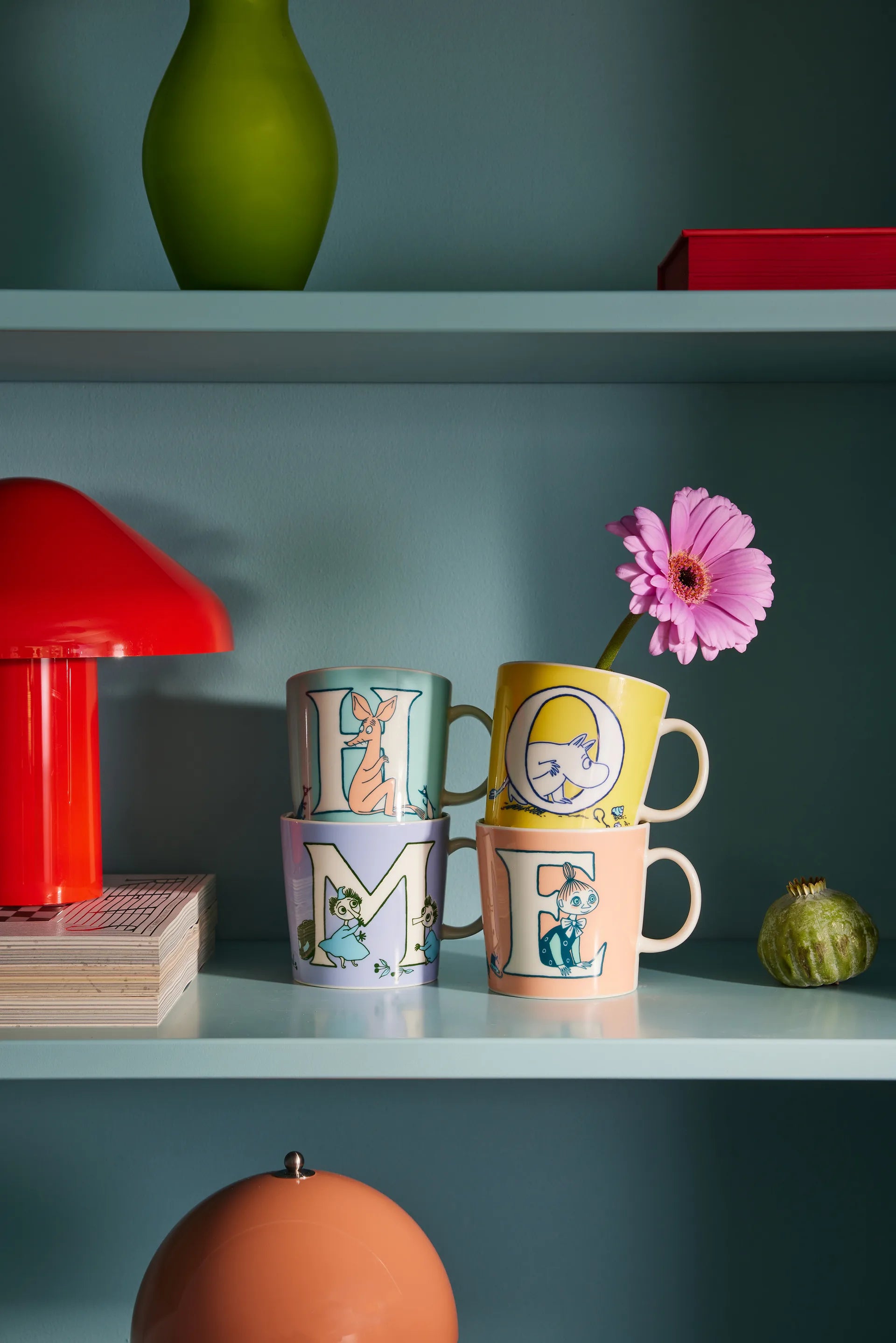 Moomin mug 0,4L  13.5oz ABC Letter H