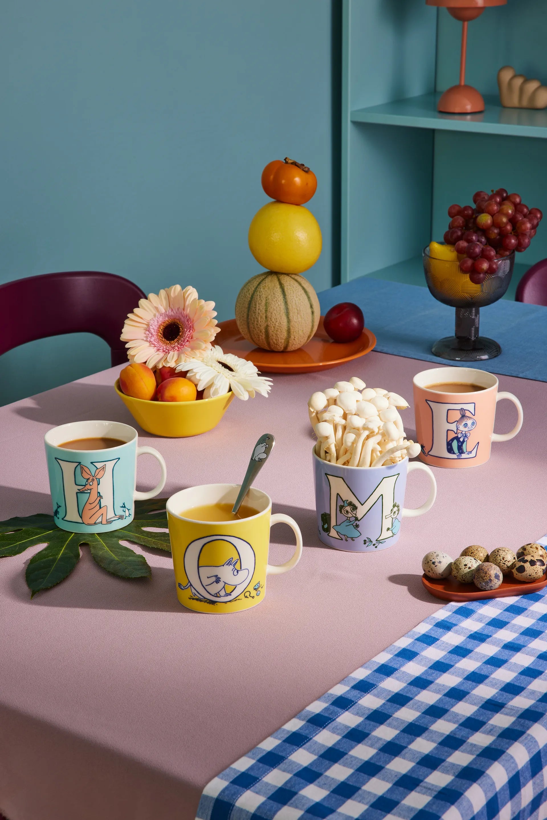 Moomin mug 0,4L  13.5oz ABC Letter H