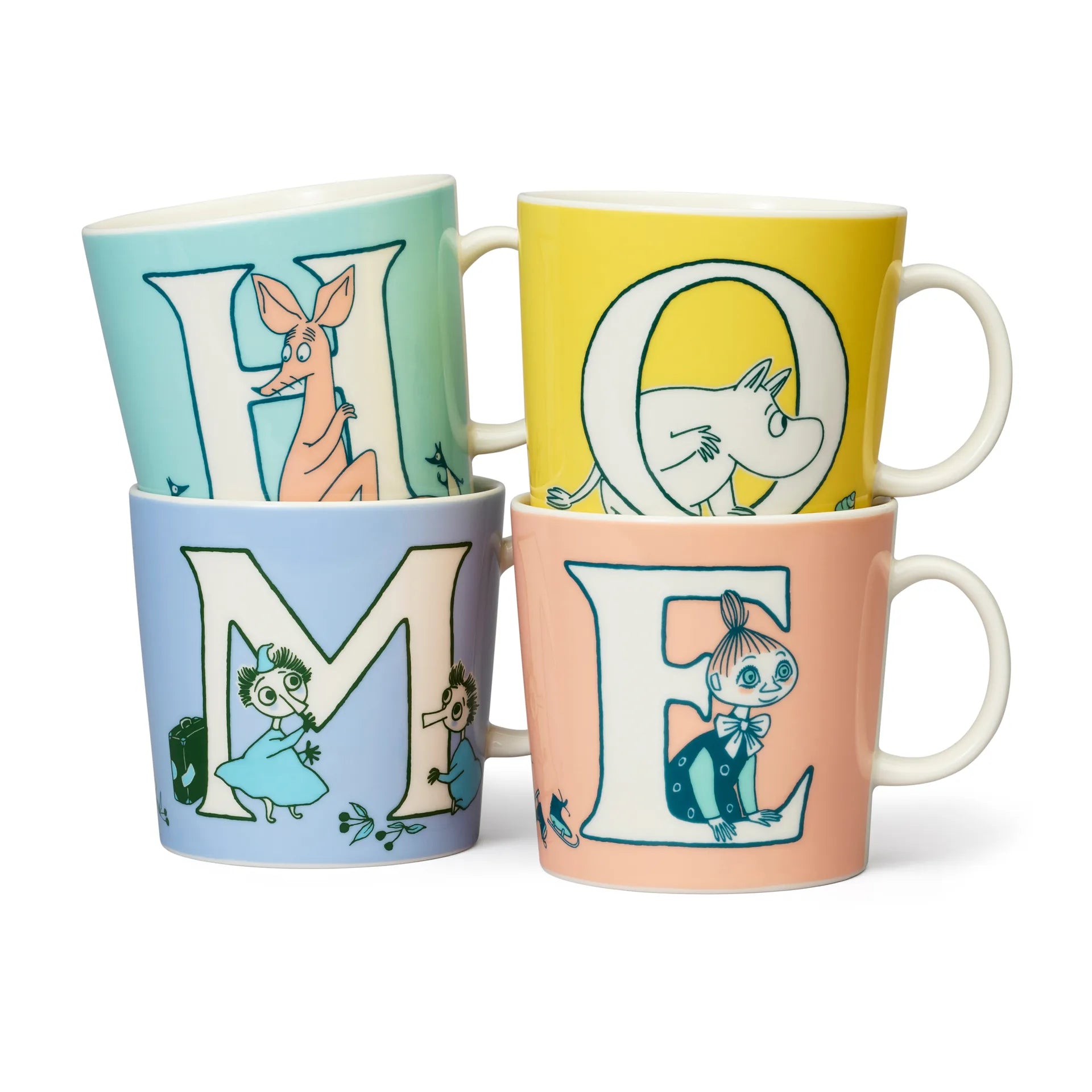 Moomin mug 0,4L  13.5oz ABC Letter H