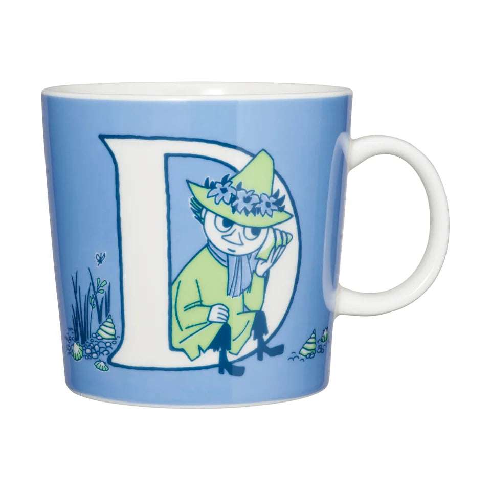 Moomin mug 0,4L  13.5oz ABC Letter D