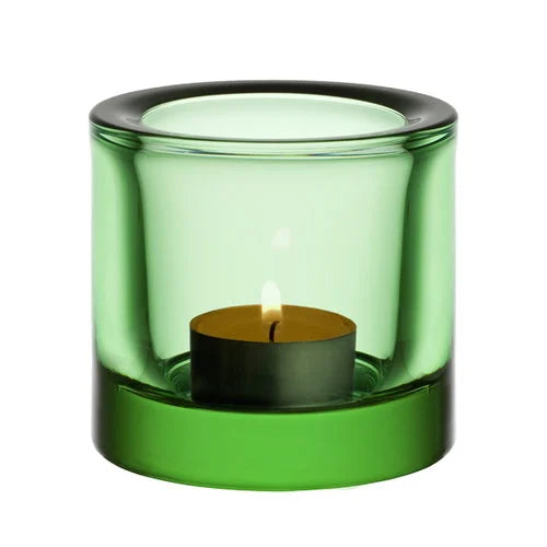 Kivi Tealight candleholder 60mm Apple green