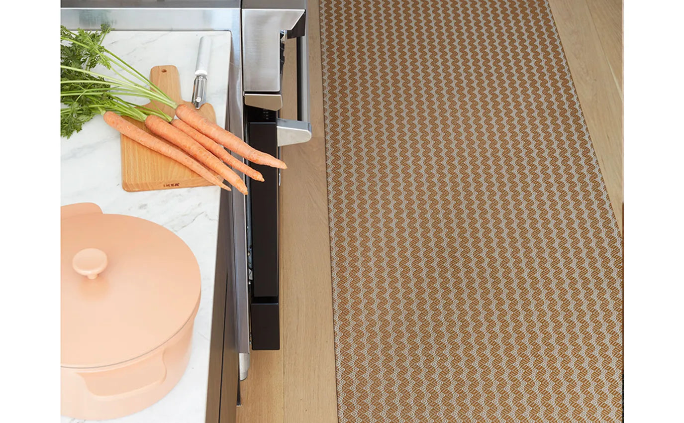 30x106 Woven Floor Mat Swing Butterscotch