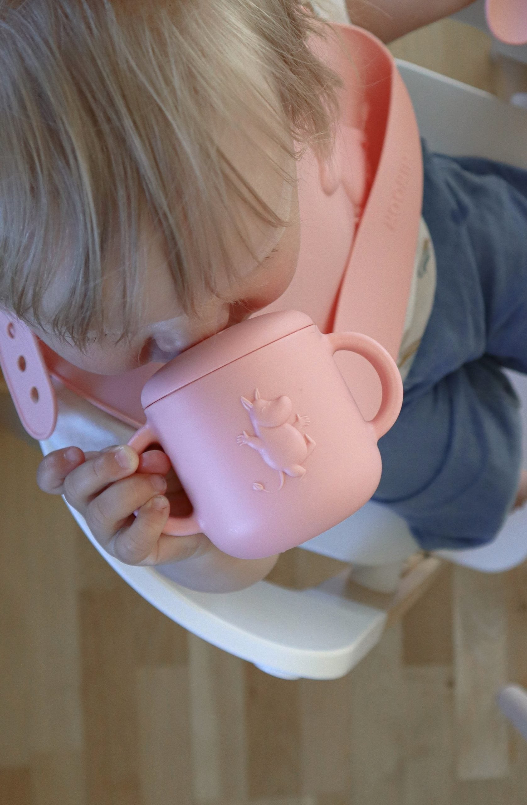 Moomin Silicone, Sippy Cup, Lovely Pink