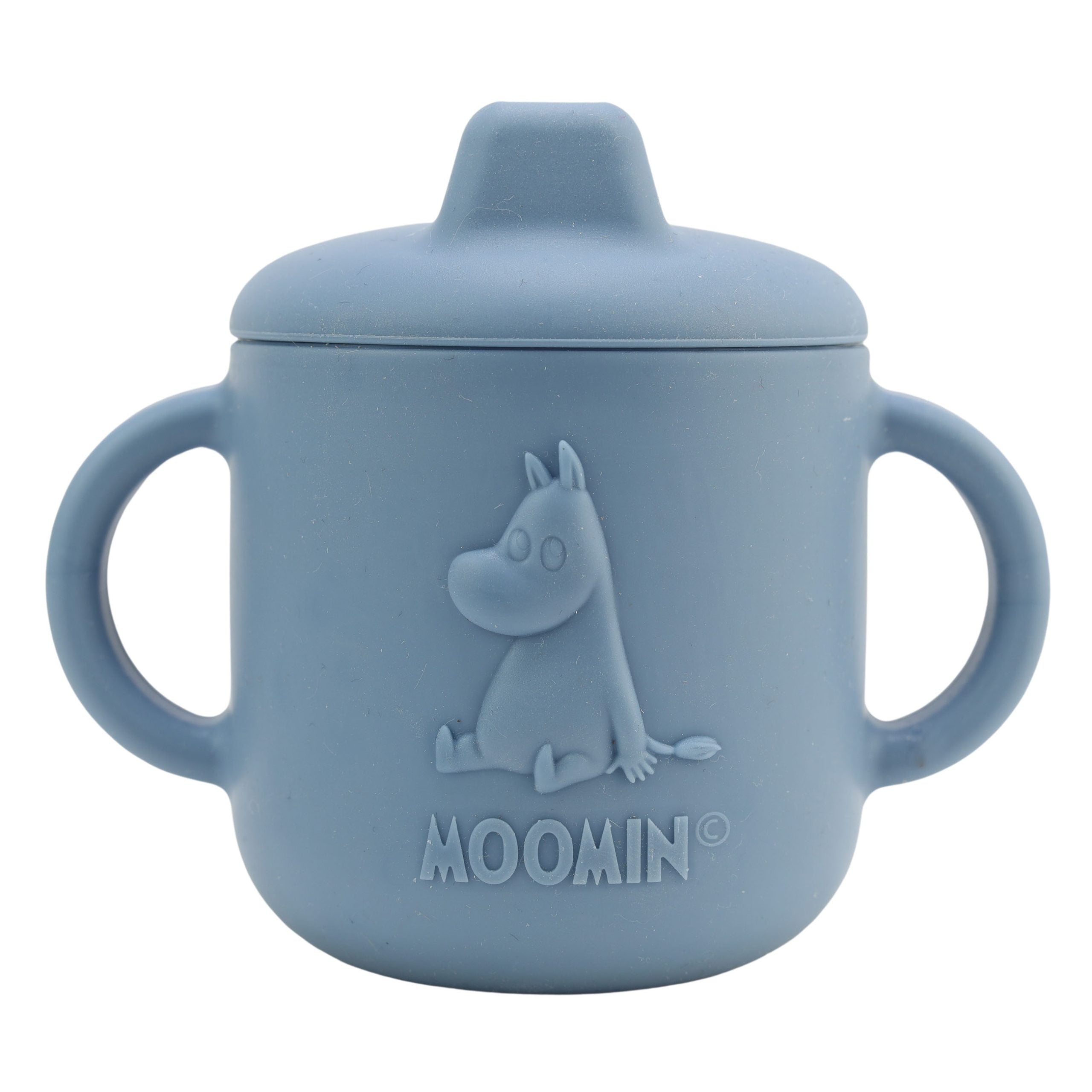 Moomin Silicone, Sippy Cup, Blueberry Blue