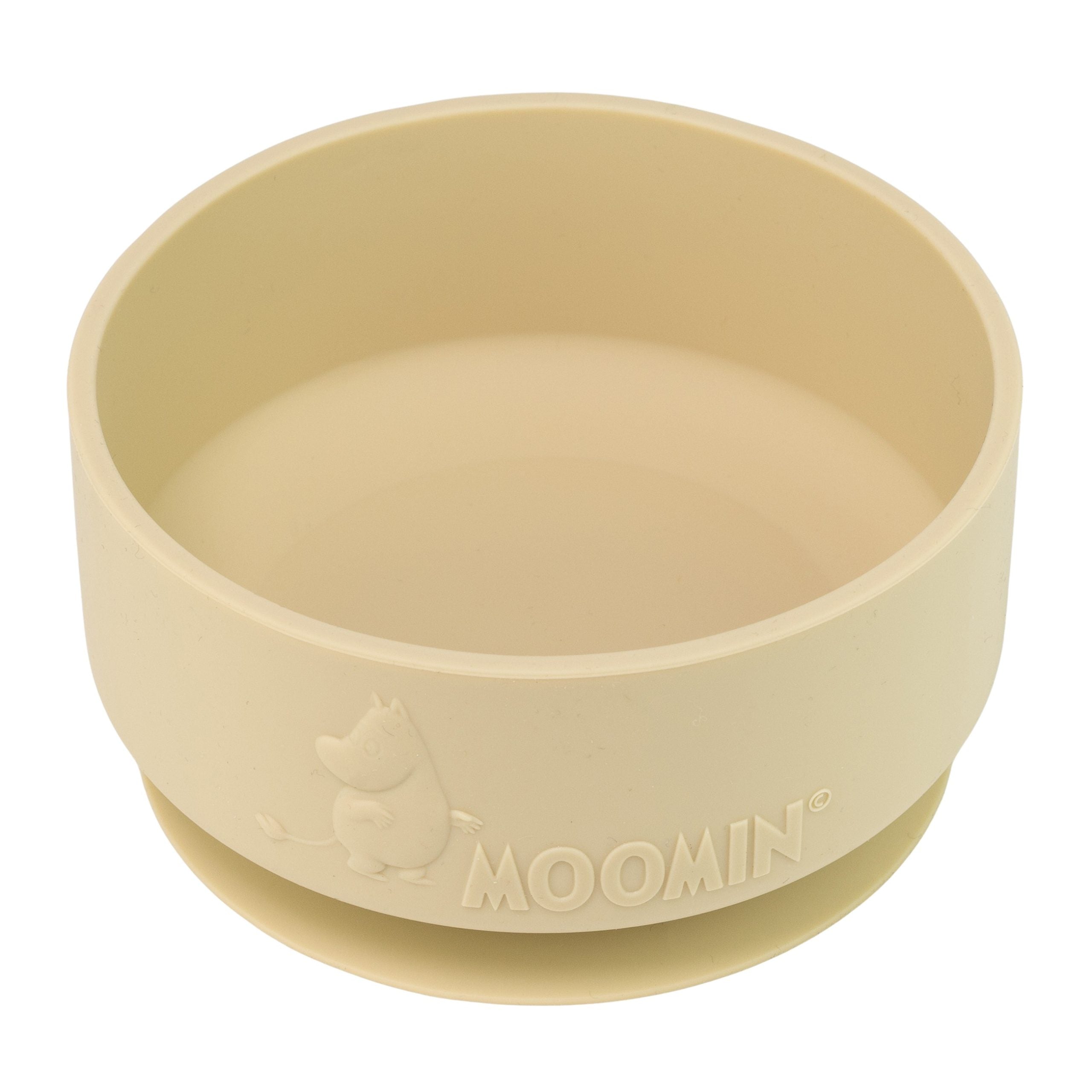 Moomin Silicone, Bowl with  anti-slip, Latte