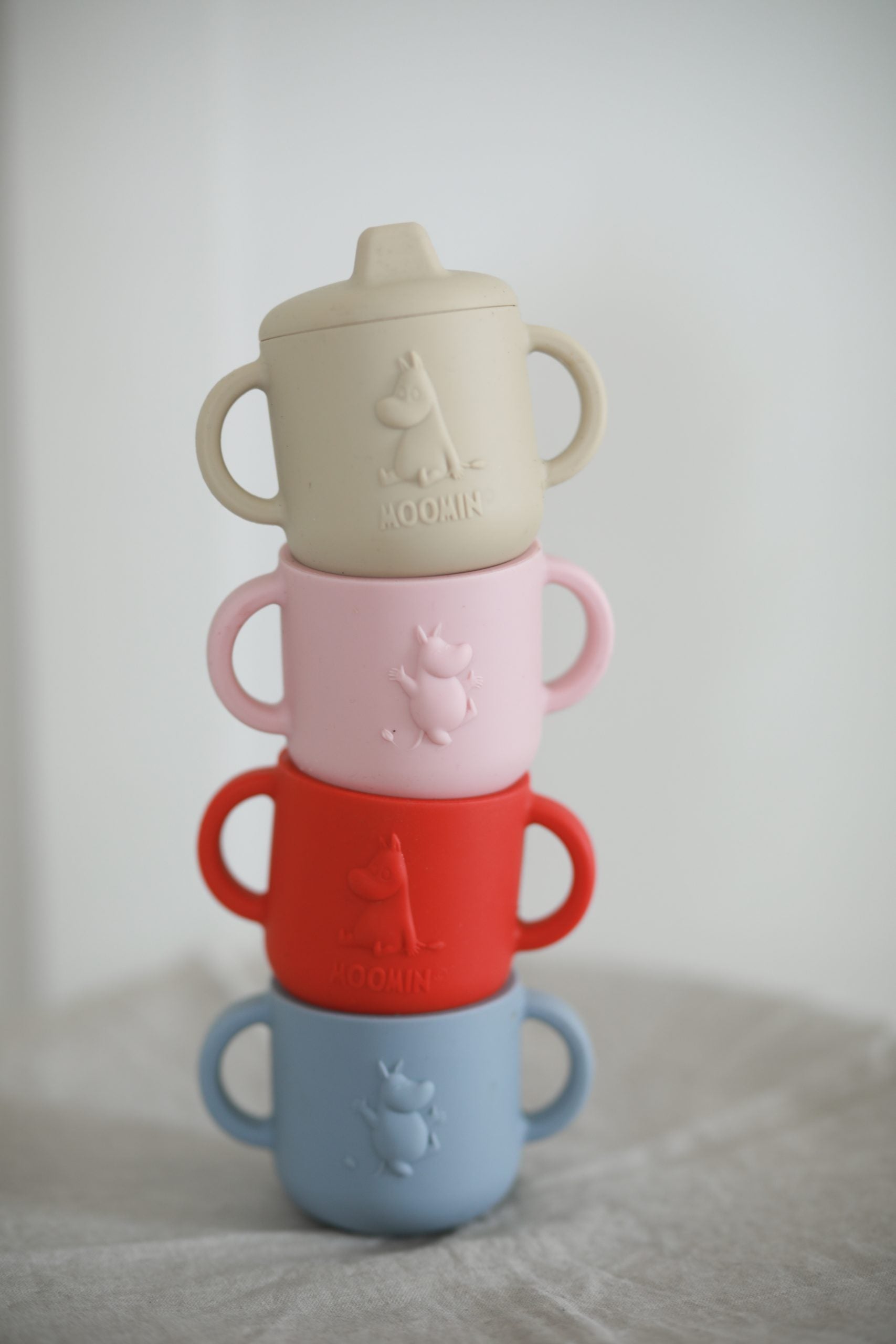 Moomin Silicone, Non Spill Cup,  Latte
