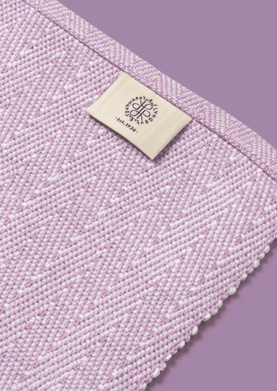 HERRINGBONE TEXTILES Place mat 43x30 cm Purple