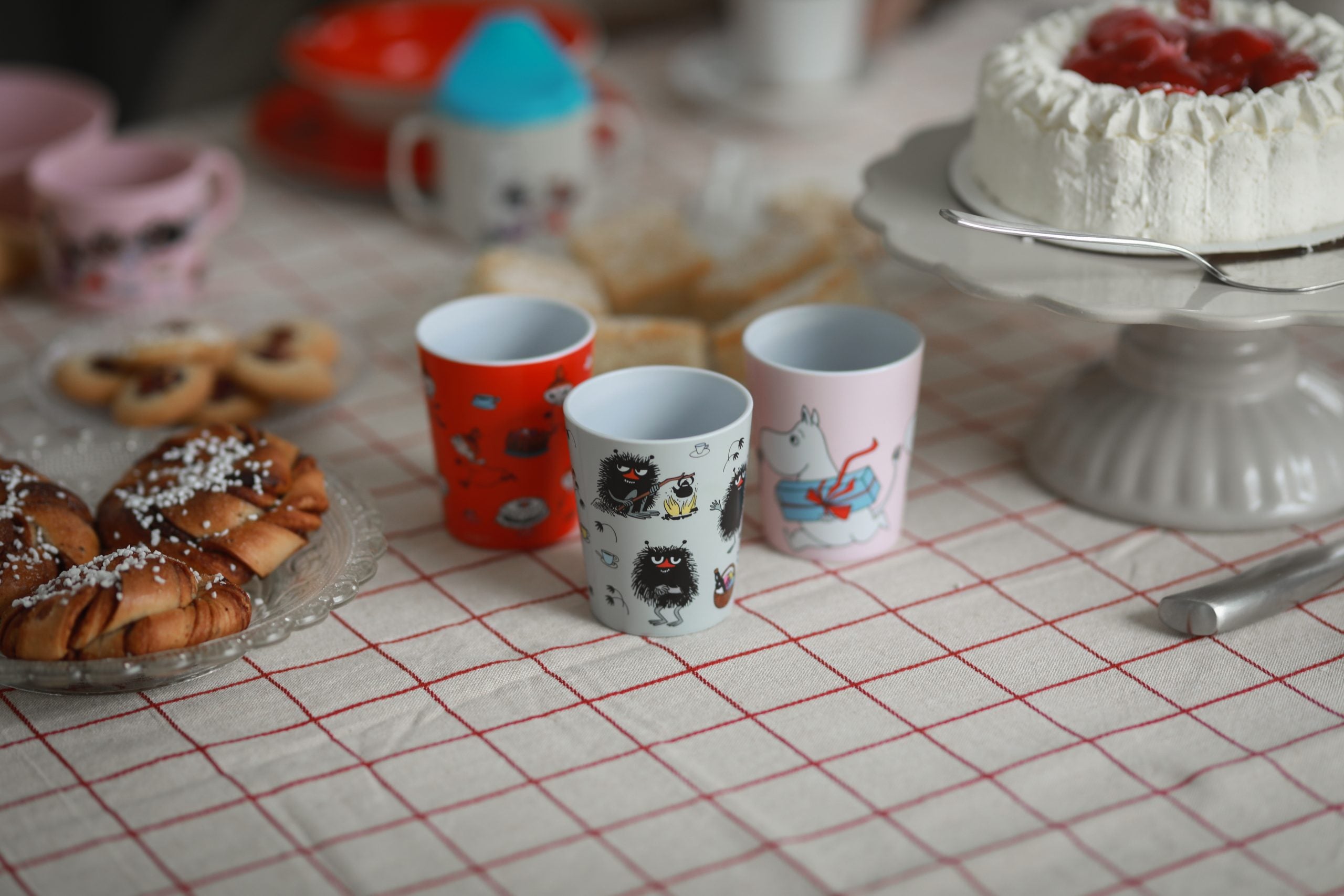 Moomin Picknick, Tumblermug,  pink