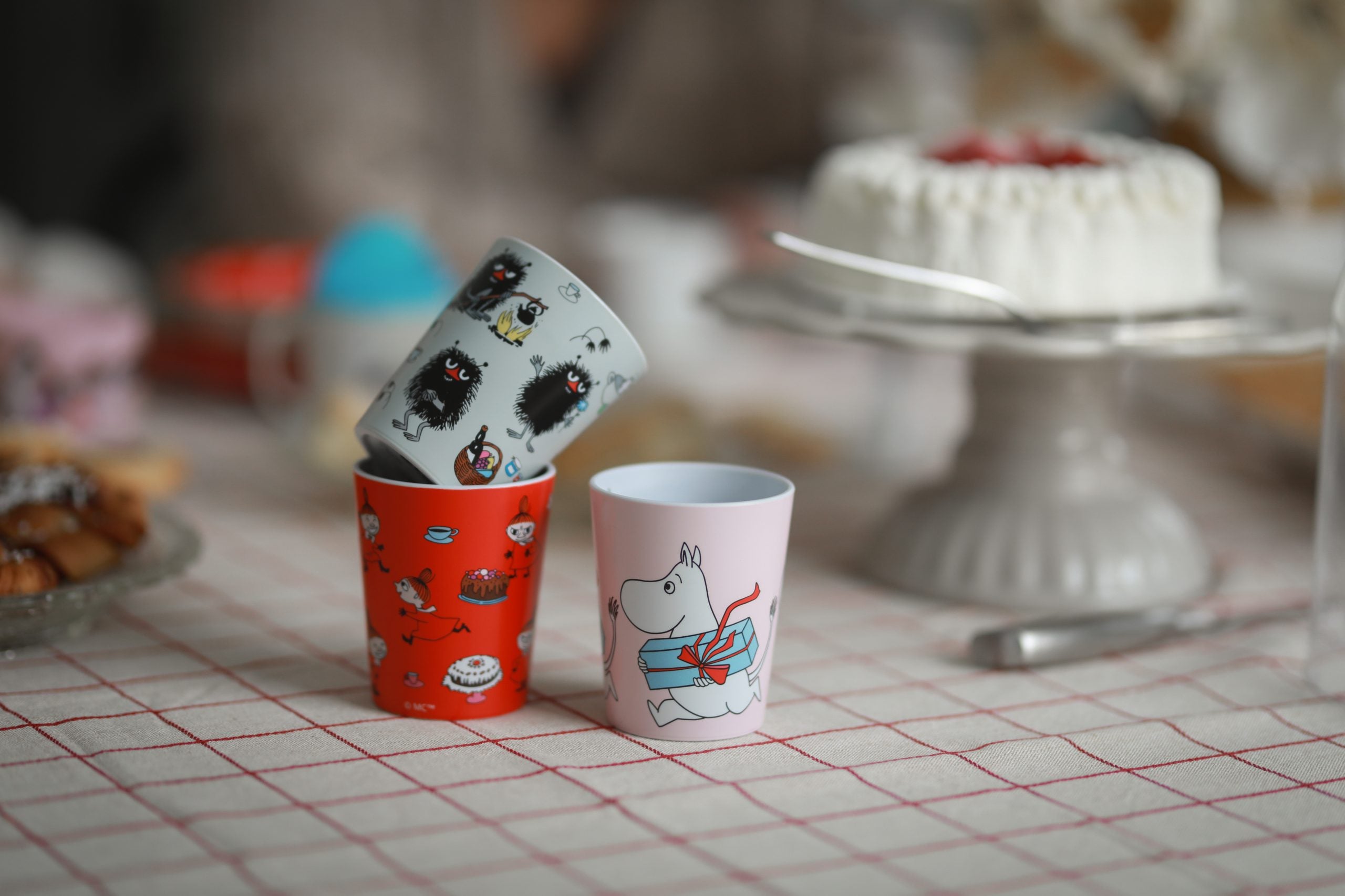 Moomin Picknick, Tumblermug,  pink