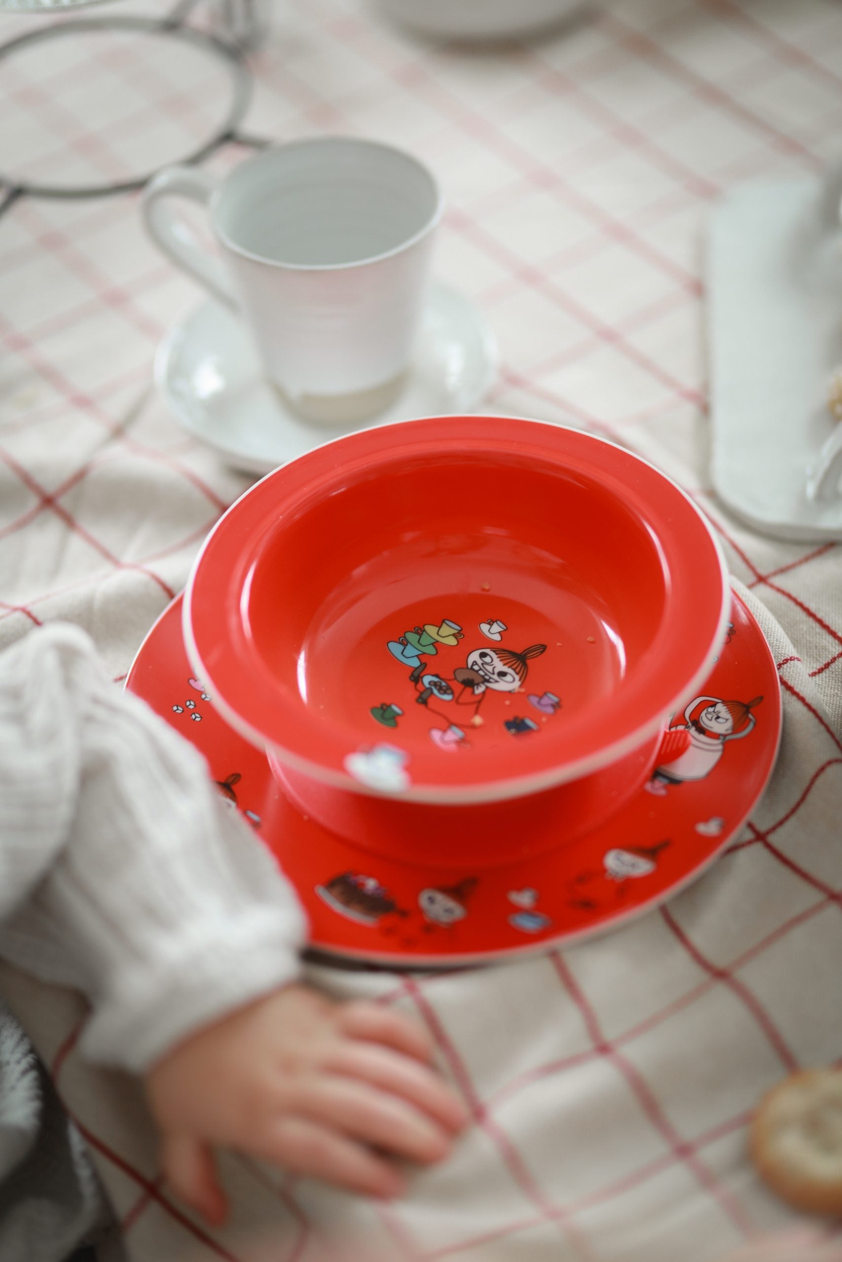 Moomin Little My, Suction Bowl,  red