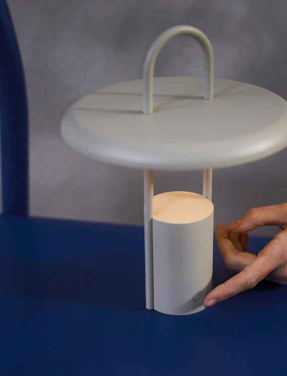 Pier portable LED lamp H 25 cm Sand