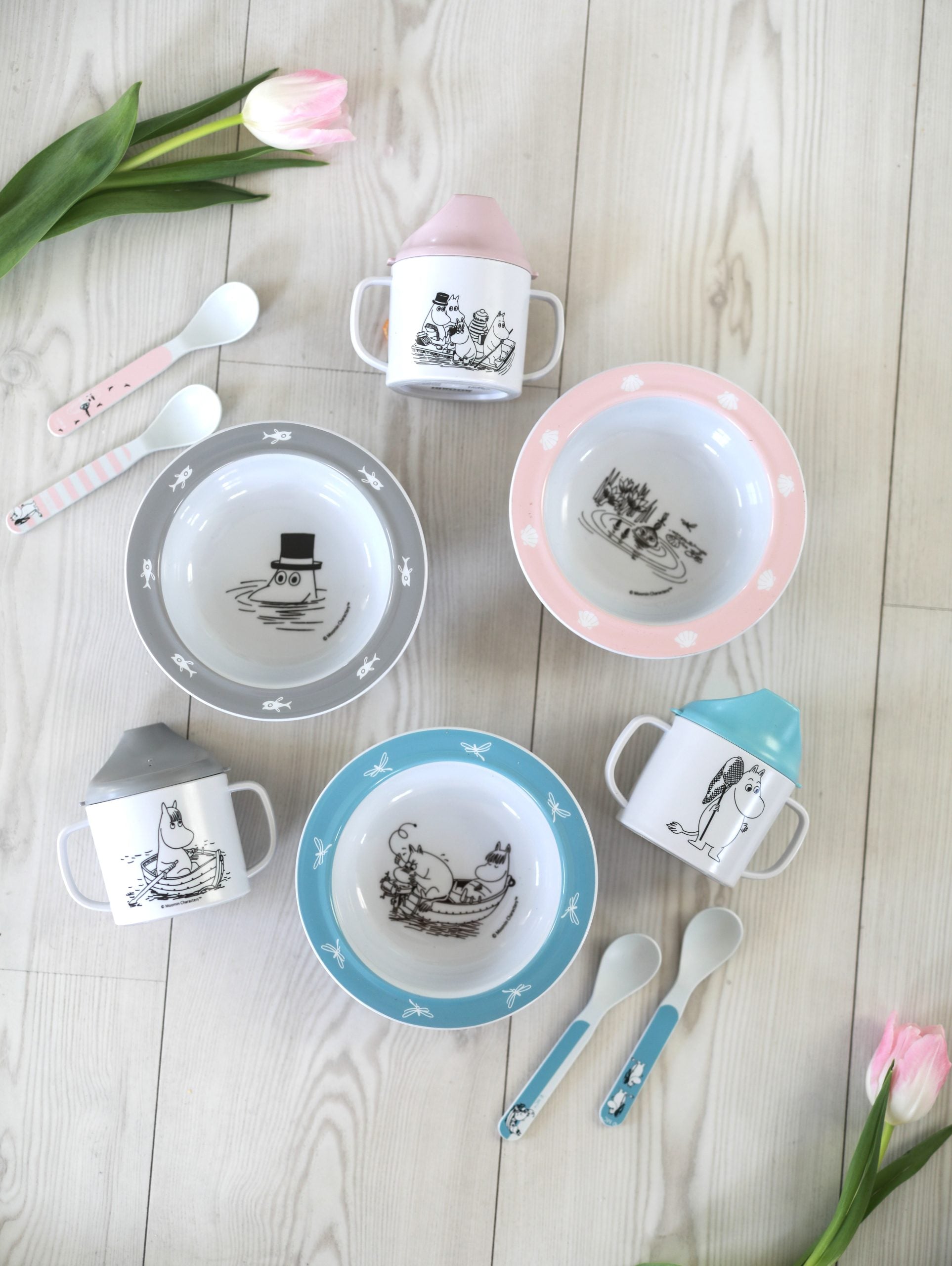 Moomin Water & Bath, Spoons,  2-pack, grey