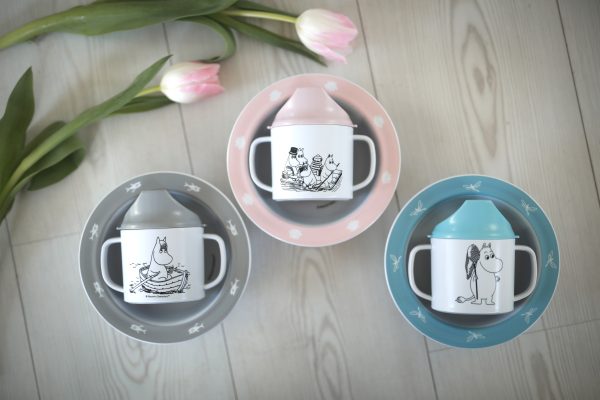Moomin Water & Bath, Non Spill  Cup, pink