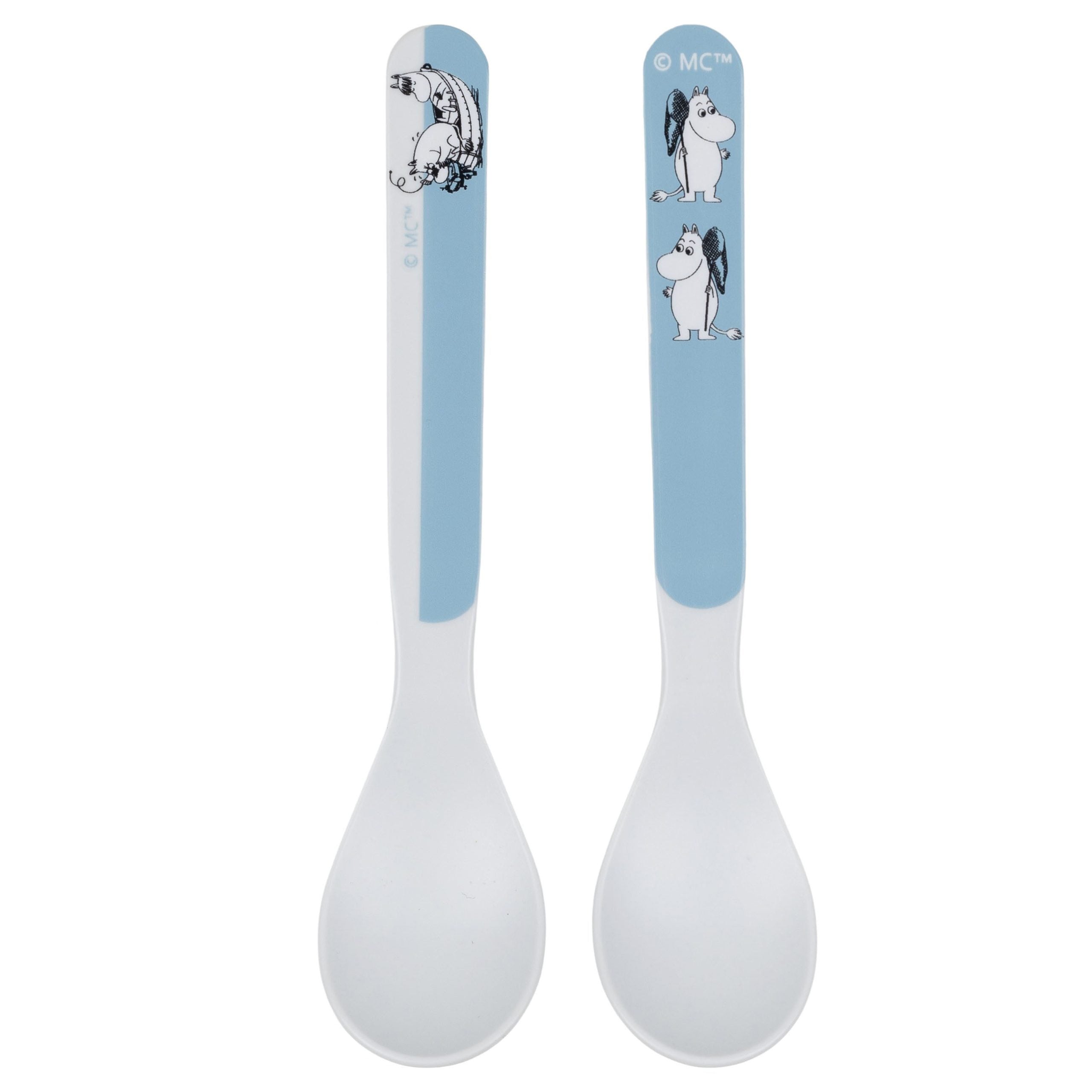 Moomin Water & Bath, Spoons,  2-pack, blue