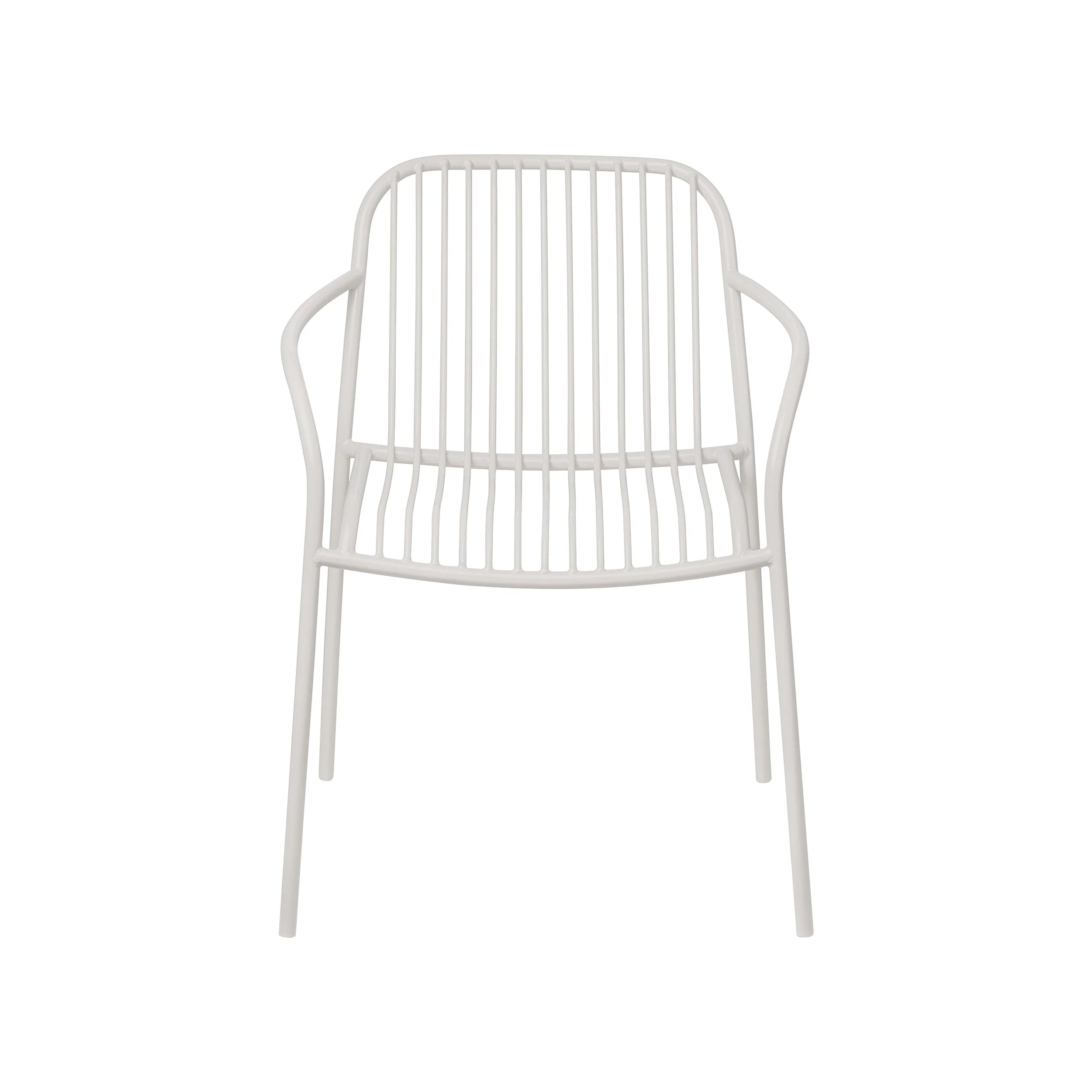 YUA WIRES Outdoor Armchair - Set Of 2 -Silk Grey