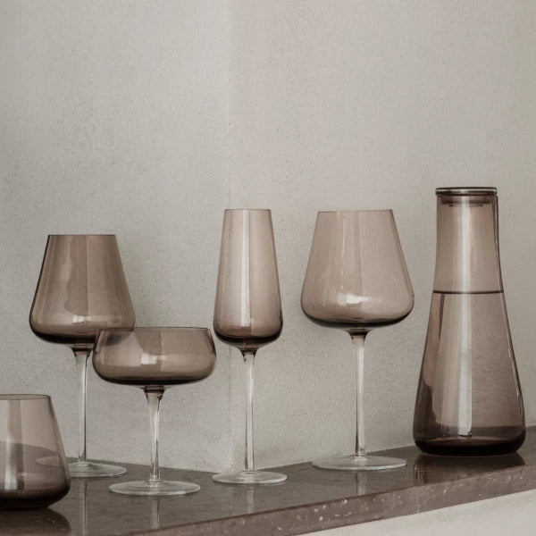 BELO Set of 2 red wine glasses - Coffee 600 ml