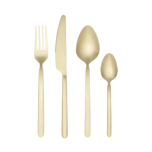Castello Cutlery Set 16 Pieces Gift Boxed in Champagne