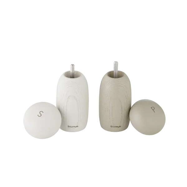 MOLI Salt & Pepper Mill, Set 2 - Oak