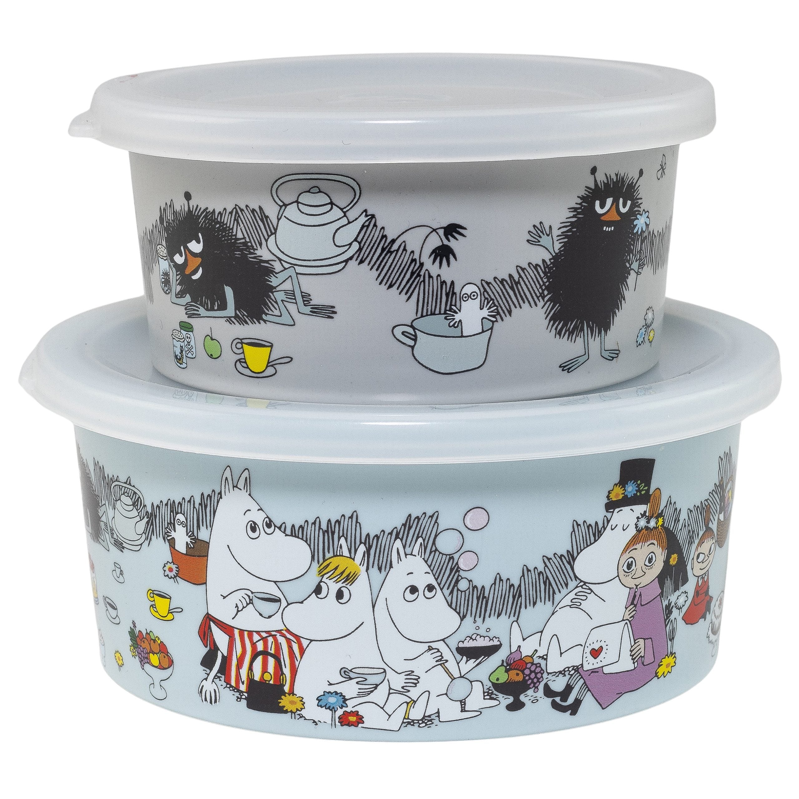 Moomin Snackboxes, 2-pack -Picknick Stinky