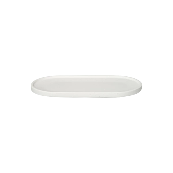 CRETO Oval Tray -Lily Wht