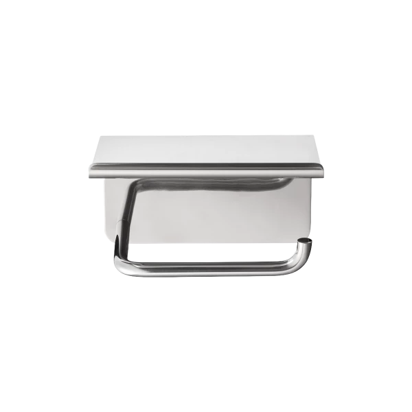 MODO Toilet Paper Holder With Tray - Stainless Steel polished