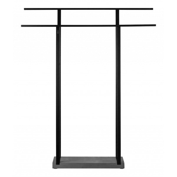 MENOTO Towel Rack Black - Size 90 cm