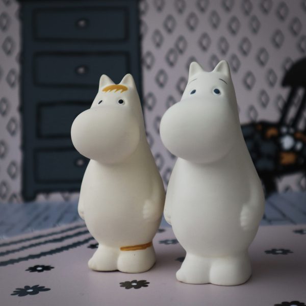 Moomin natural rubber fiqures 2 pk
