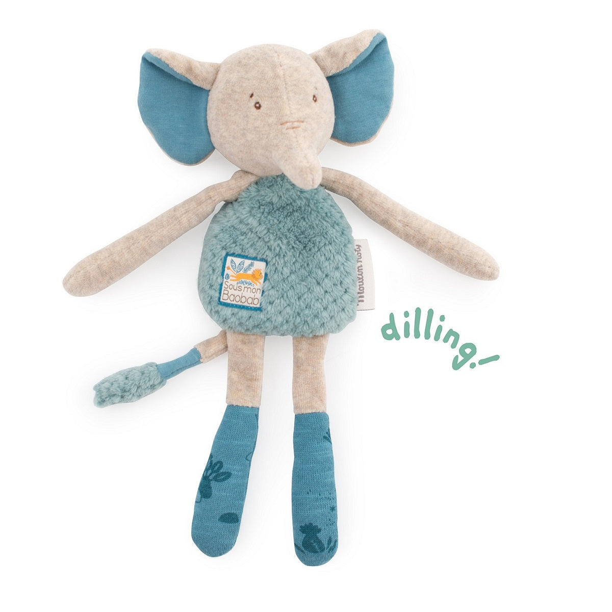 Sous Mon Baobab Rattle Soft Toy Elephant Studio Pazo sous-mon-baobab-rattle-soft-toy-elephant-studio-pazo