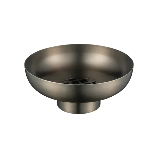 MIYABI Vase Low - Burnt Metal