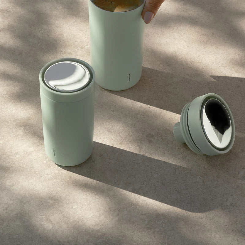 To Go Click steel cup 0,4L minty moss