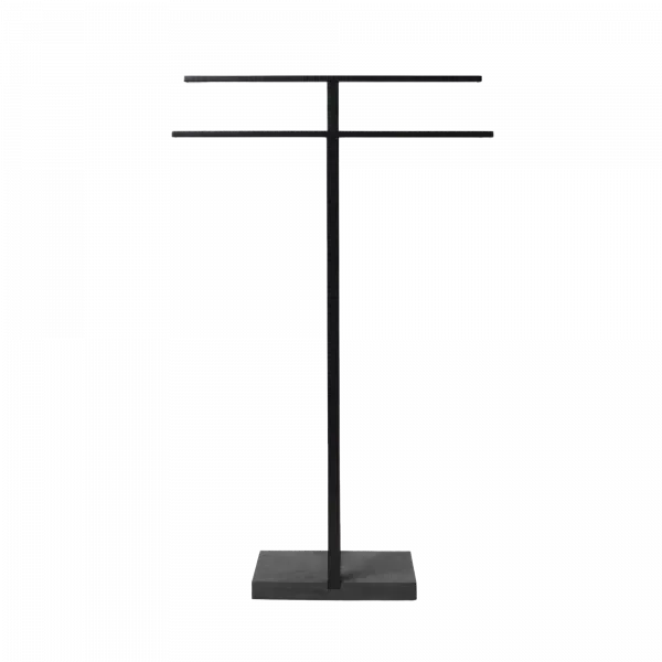 MENOTO Towel Rack Black - Size 86 cm