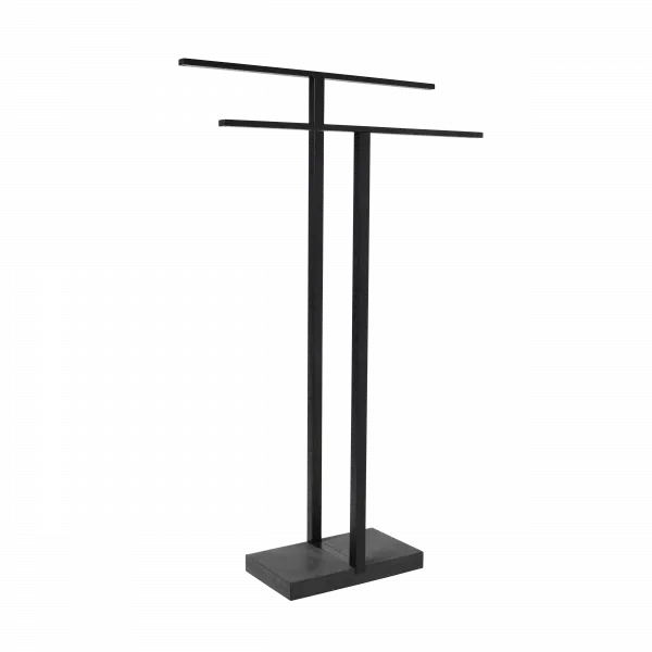 MENOTO Towel Rack Black - Size 86 cm