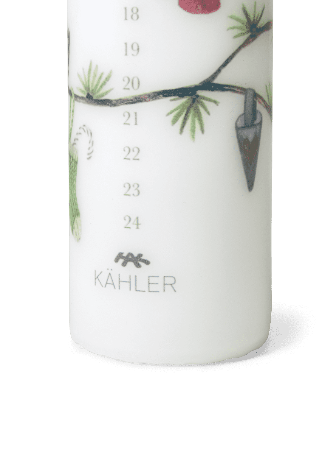 Hammershøi Christmas Advent Candle 2023 Ø5 cm