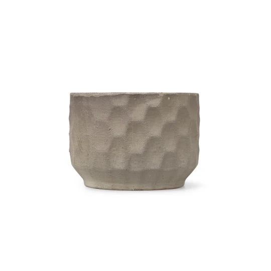 Kähler Gro Flowerpot, Light Sand, 8.4"