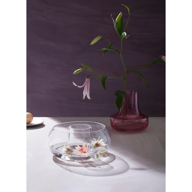 Cado vase H24 cm plum